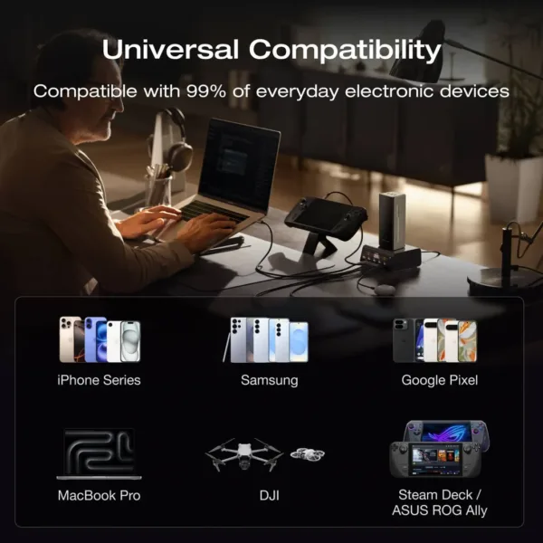 EcoFlow RAPID Pro Power Bank (20,000mAh, 230W, 100W Built-in Cable